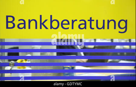 Postbank bank servizi di consulenza Foto Stock