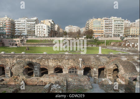 L'Agora (Roman Agora) nel centro della città Foto Stock