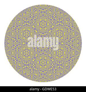 Ornamentali modello rotondo Illustrazione Vettoriale