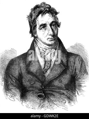 Henry Grattan (1746 - 1820) era un politico irlandese e membro della Irish House of Commons, che si è battuto per la libertà legislativa per il parlamento irlandese alla fine del XVIII secolo. Egli ha pertanto contro l'Atto di unione 1800 che uniti i regni di Irlanda e Gran Bretagna, ma più successivamente ha sat come un membro del Parlamento europeo a Londra. Foto Stock