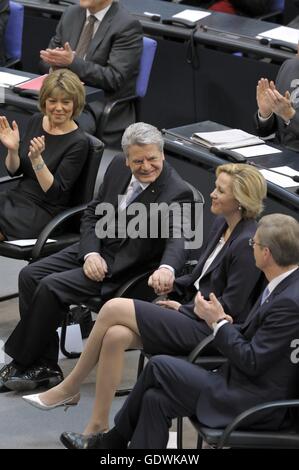 Schadt, Gauck, Wulff e Wulff Foto Stock