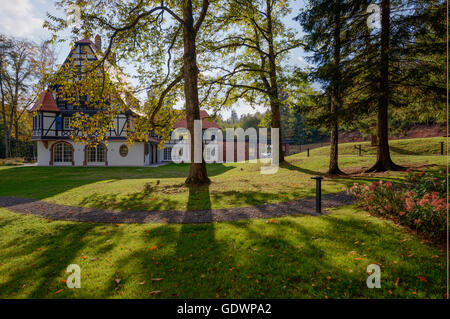 Hotel-Restaurant Villa René Lalique, Wingen sur modernamente, Alsace Francia Foto Stock