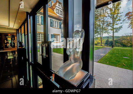 Hotel-Restaurant Villa René Lalique, Wingen sur modernamente, Alsace Francia Foto Stock