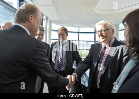 Hatakka e Steinmeier Foto Stock