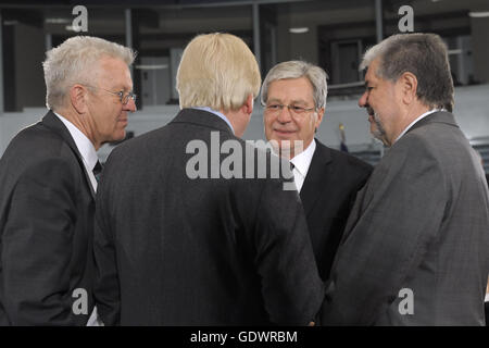 Kretschmann, Bouffier, Boehrnsen e Beck Foto Stock