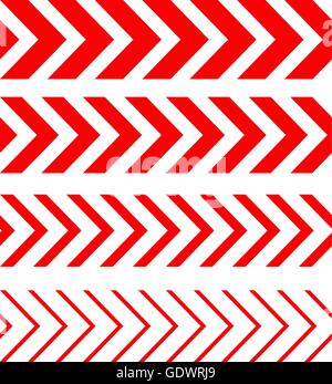 Freccia segni lineari Illustrazione Vettoriale