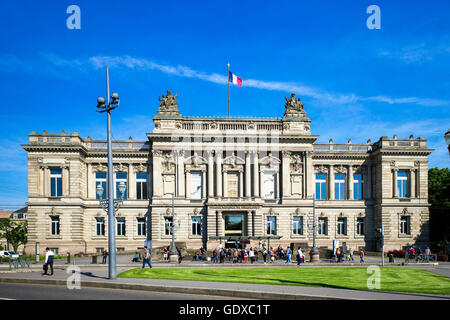 Strasburgo, TNS, Theâtre National de Strasbourg, stato nazionale di teatro, Place de la République square, quartiere Neustadt, Alsazia, Francia, Europa Foto Stock