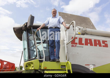 Ritratto di Gioacchino Rukwied a Nauen, Germania, 2014 Foto Stock