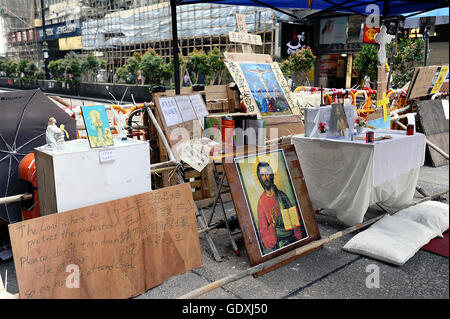 Pro-democrazia proteste in Hong Kong Foto Stock