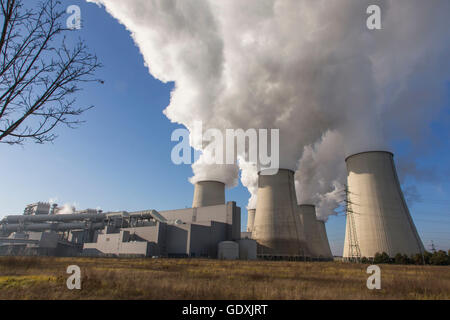 Jaenschwalde Power Station Foto Stock