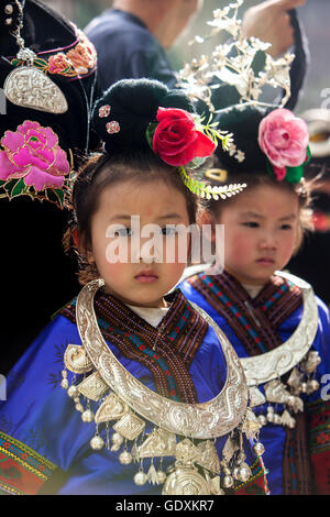 Miao comunità in Qiandongnan, 2015 Foto Stock