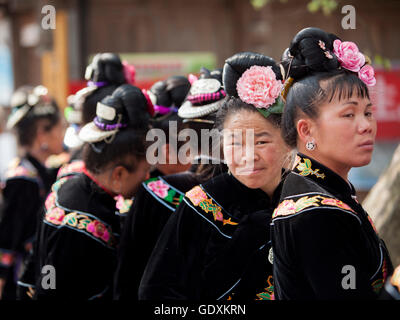 Miao comunità in Qiandongnan, 2015 Foto Stock