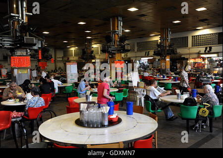 Food court al Pei mercato Ho Foto Stock