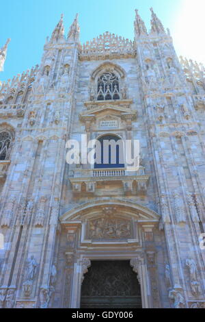Il Duomo di Milano, Italia Foto Stock
