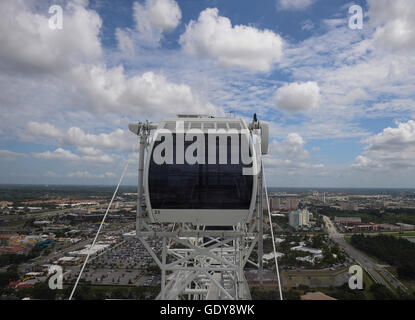 L'Occhio di Orlando a 400ft ruota di osservazione su International Drive in Orlando Florida Foto Stock