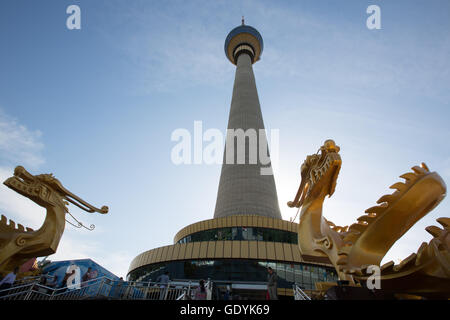 Cina Centrale torre televisiva, Pechino, Cina Foto Stock