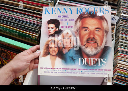 Album Kenny Rogers, duetti Foto Stock