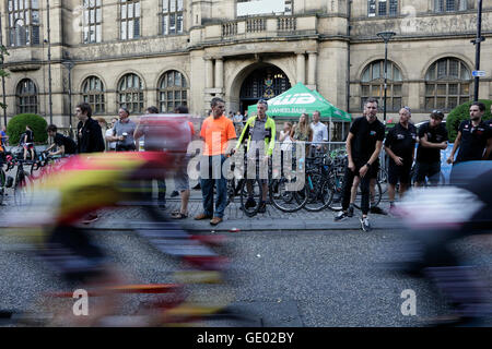 Gran Premio di ciclismo britannico, centro di Sheffield, Inghilterra 2016 Foto Stock
