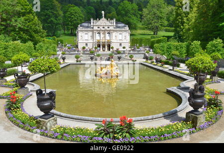 Geografia / viaggi, in Germania, in Baviera, Oberammergau Linderhof Palace, Additional-Rights-Clearance-Info-Not-Available Foto Stock