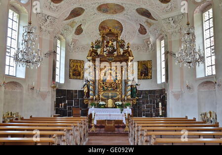 Geografia / viaggi, in Germania, in Baviera, Maria Gern, la Chiesa del pellegrinaggio, Additional-Rights-Clearance-Info-Not-Available Foto Stock