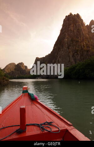 Il paesaggio fluviale in Khao Sam Roi Yot Nationalpark sul campo da Golf di Thailandia vicino alla città di Hua Hin in Thailandia. Foto Stock