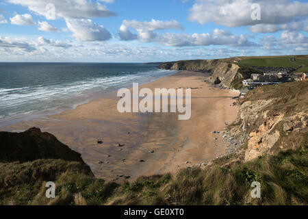 Watergate Bay, Newquay Cornwall, England, Regno Unito, Europa Foto Stock