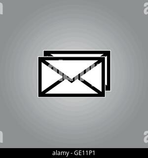 E-mail letter simbolo icona - vettore. Illustrazione Vettoriale