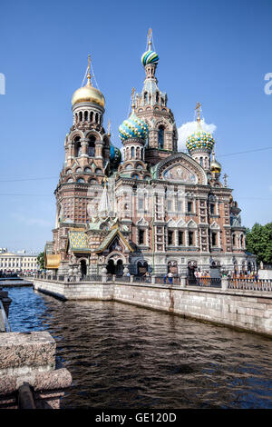 Geografia / viaggi, la Russia, la Chiesa del Salvatore sul sangue, San Pietroburgo, Additional-Rights-Clearance-Info-Not-Available Foto Stock