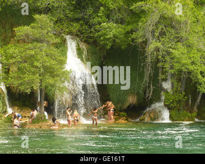 Skrabinski Buk Riserva Naturale, Croazia Foto Stock