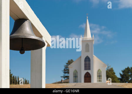 Santa Teresa di Avila chiesa cattolica nella città di Bodega. Foto Stock