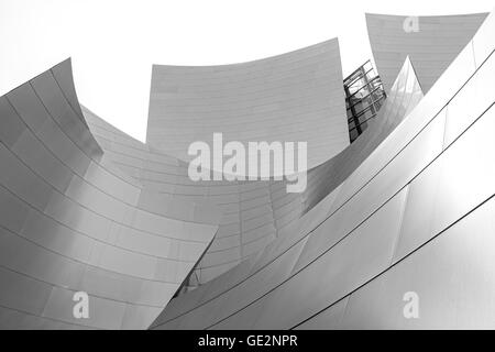 Walt Disney Concert Hall progettato dall architetto Frank Gehry. Foto Stock