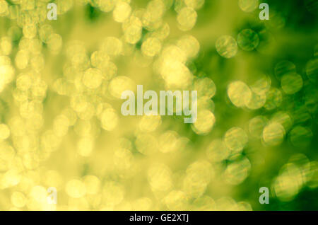 Golden abstract holiday bokeh sfondo luci Foto Stock