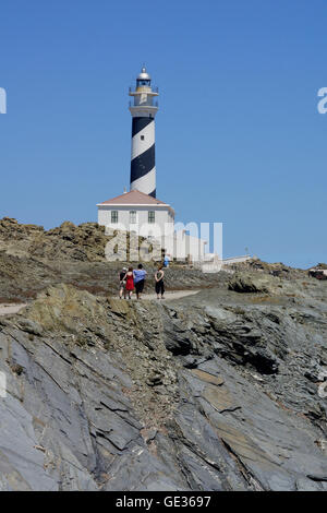 Geografia / viaggi, Baleari Spagna Islds., Menorca, Cape Favátritx: Faro, Additional-Rights-Clearance-Info-Not-Available Foto Stock