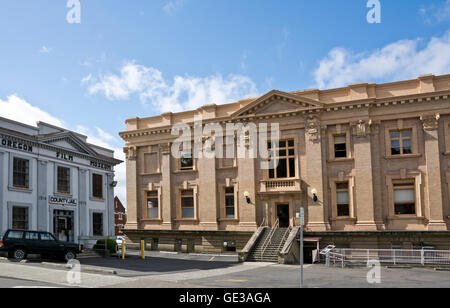 Di Clatsop County Courthouse edificio in Astoria, Oregon. Foto Stock