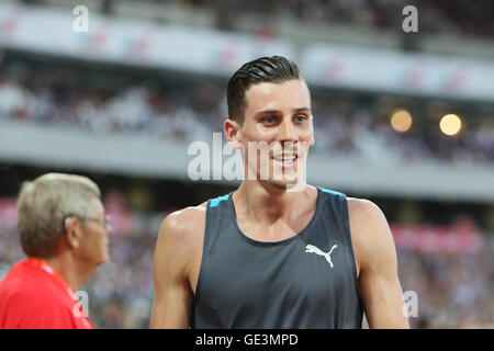 Londra, Regno Unito. 22 Luglio, 2016. IAAF Diamond League giochi di anniversario. Vicout occupa un posto di primo piano nella mens 100m. Credito: Dan Cooke/Alamy Live News Foto Stock