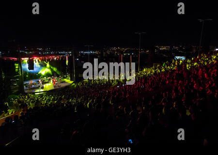 Cartagena, Spagna. 23 Luglio, 2016. Band svedese Bob Hund De La Mar de Músicas Festival. Credito: ABEL F. ROS/Alamy Live News Foto Stock