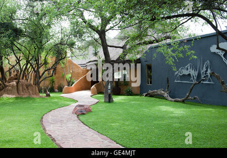 L'Okonjima Bush Camp sistemazione in Namibia Foto Stock