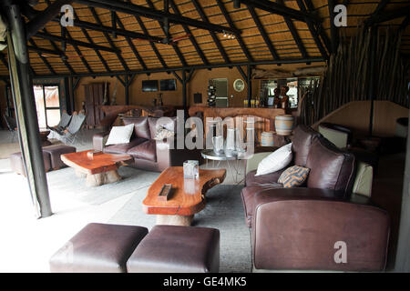 L'Okonjima Bush Camp sistemazione in Namibia Foto Stock