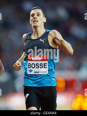 In Francia la Pierre-Ambroise Bosse vince il Uomini 800m durante il giorno uno del Muller anniversario giochi presso lo Stadio Olimpico, Queen Elizabeth Olympic Park, Londra. Picture Data: venerdì 22 luglio, 2016. Vedere PA storia atletica di Londra. Foto di credito dovrebbe leggere: Paul Harding/filo PA. Restrizioni: solo uso editoriale, qualsiasi uso commerciale per essere approvato da British atletica. Chiamate il numero +44 (0)1158 447447 per ulteriori informazioni. Foto Stock