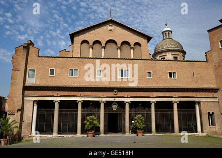 Italia, Roma, basilica dei Santi Giovanni e Paolo Foto Stock