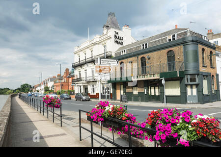 Il famoso Bull jazz di testa il luogo e pub di Barnes, London, SW13, Regno Unito Foto Stock