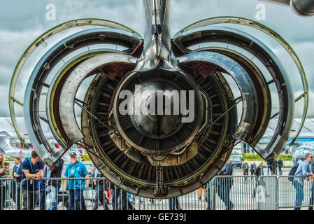 Motore Turbofan General Electric CF6-80C2 di medico di aeromobile Airbus A310-304 MRTT MedEvac 'agosto Euler" (Luftwaffe). Foto Stock