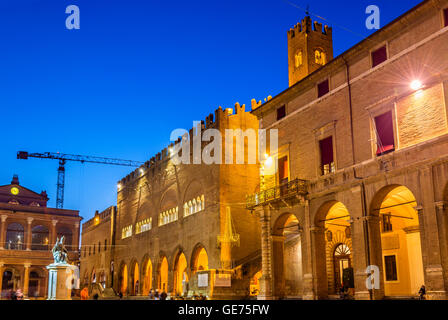 Gli edifici comunali di Piazza Cavour a Rimini - Italia Foto Stock