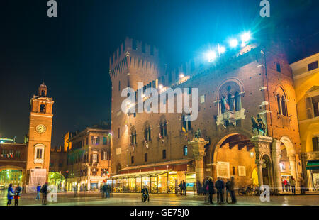 Municipio (Palazzo Municipale) di Ferrara - Italia Foto Stock