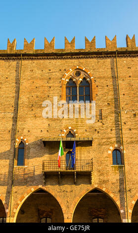 Facciata del Palazzo Ducale di Mantova - Italia Foto Stock