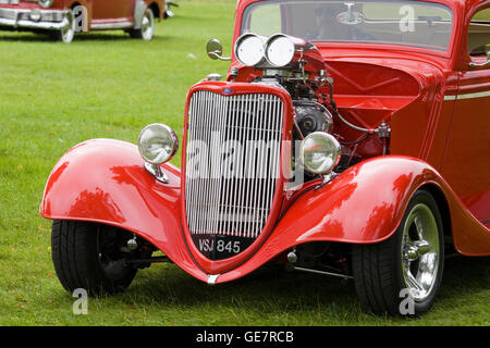 1932 Ford 3-Finestra Coupe Hot Rod Foto Stock