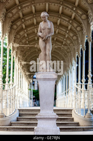 Sadova Colonnade, Karlovy Vary Repubblica Ceca Foto Stock