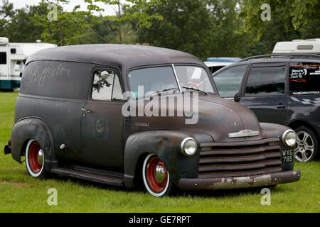 Vecchio arrugginito Chevrolet carrello Foto Stock