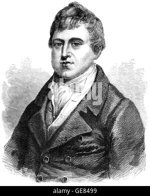 Henry 'oratore' Hunt (1773 - 1835) era un radicale britannica altoparlante e agitatore ricordato come un pioniere della classe operaia e del radicalismo un importante influsso sulla successiva Chartist movimento. Ha sostenuto la riforma parlamentare e l'abrogazione delle leggi di mais. Foto Stock