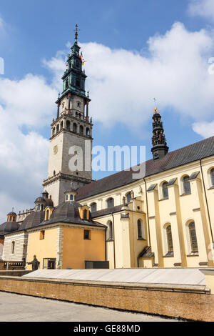 Jasna Gora santuario di Czestochowa, Polonia. Molto importanti e più popolare luogo pilgrimary in Polonia Foto Stock